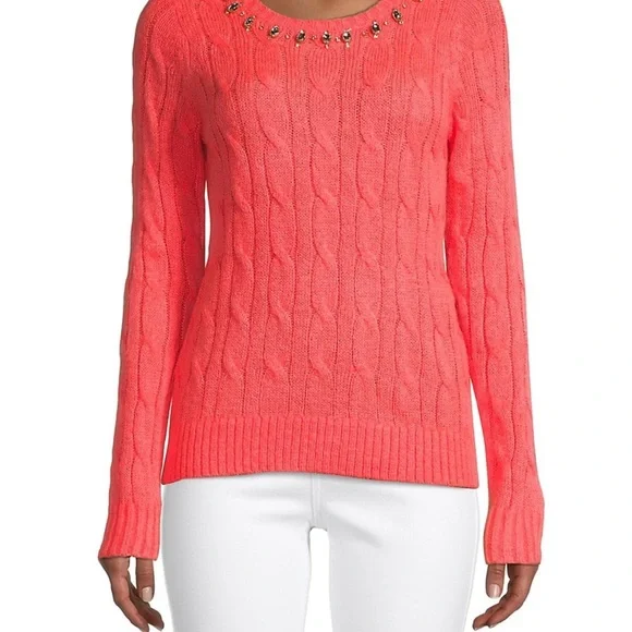 Lilly Pulitzer cable sweater - Picture 2 of 6